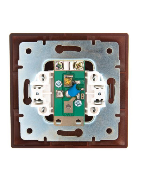 Розетка телевизионная оконечная TV Mira вишня LEZARD 701-0601-130