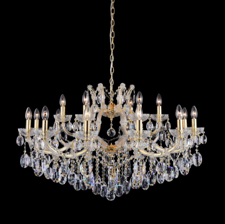 Crystal Lux Люстра Crystal Lux HOLLYWOOD SP12+6 GOLD