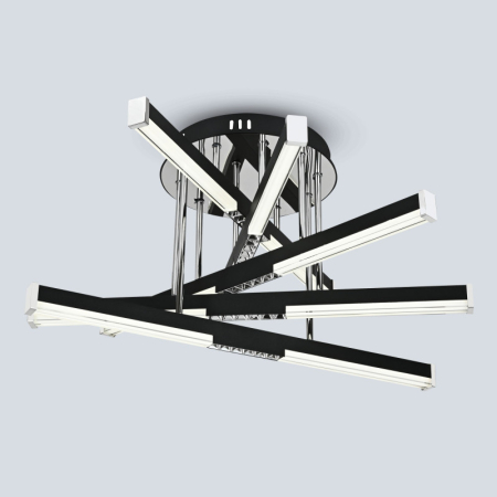 Накладная люстра LED4U L9371-600 BK