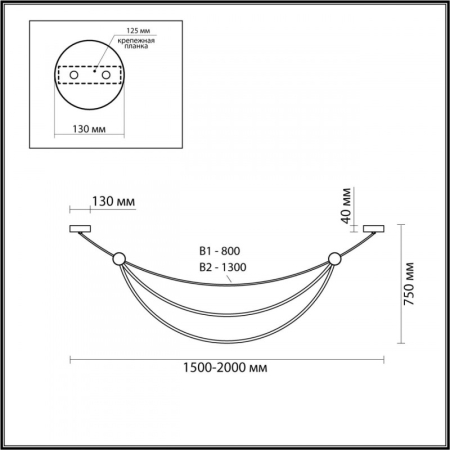 Подвесной светильник Odeon Light 4378/65L