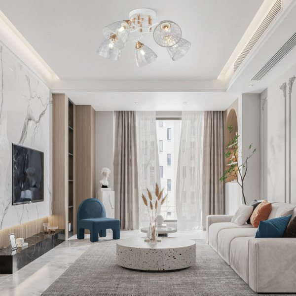 Накладная люстра Arte Milano 321395/5A WH+FG