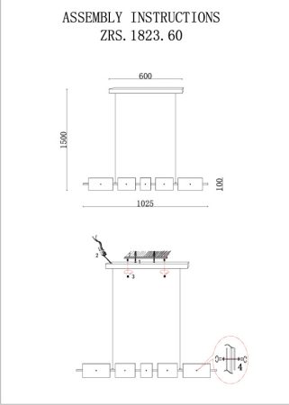 Подвесной светильник Zortes ZRS.1802.100