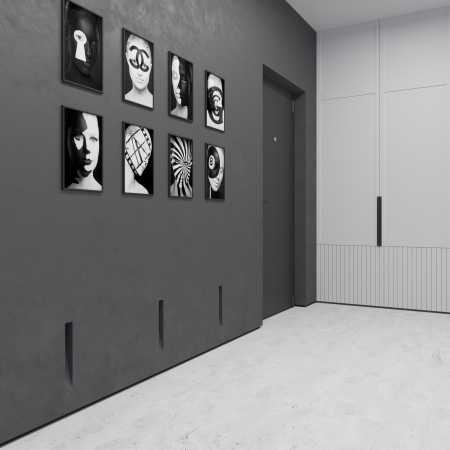 SUBRA-L 40 Встраиваемый стеновой гипсовый светильник