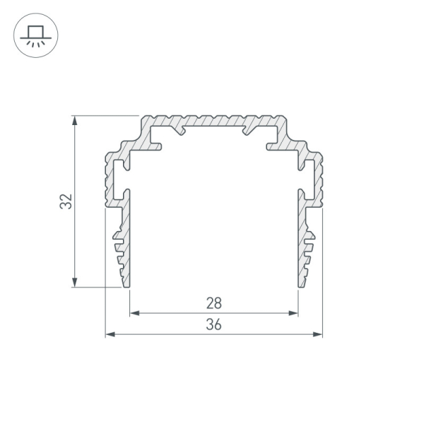 Профиль Arlight 035011