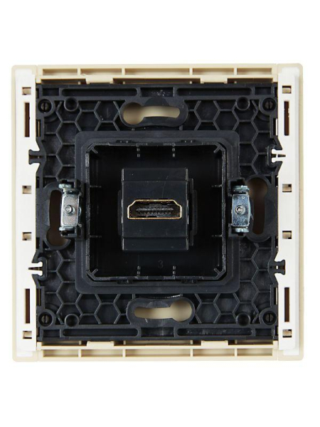 Розетка HDMI FORTE&PIANO FP440 ваниль IEK FP-H10-K10