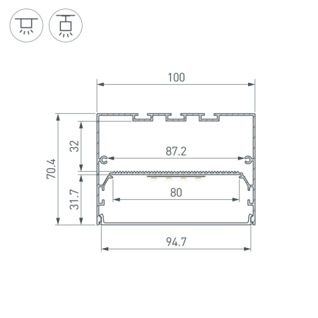 Профиль Arlight 049944