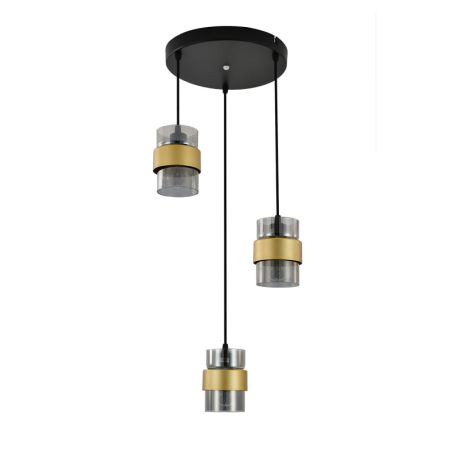 Каскадная люстра Escada 1139/3S Black/Gold