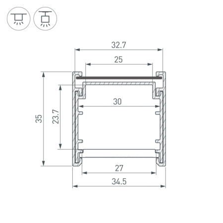 Профиль Arlight 055738