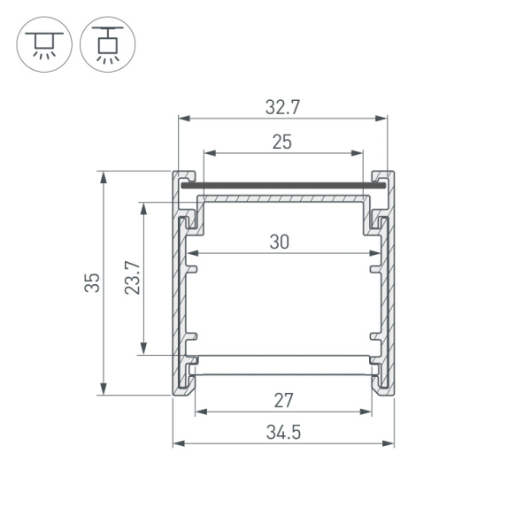 Профиль Arlight 055738