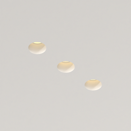 QUASAR 40 TRIO Встраиваемый потолочный гипсовый светильник