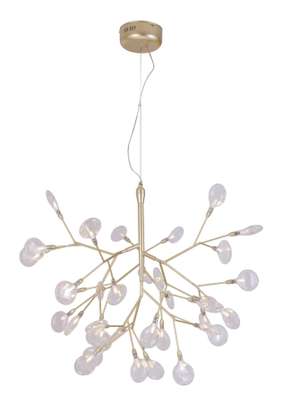 Crystal Lux Светильник подвесной Crystal Lux EVITA SP36 GOLD/TRANSPARENT
