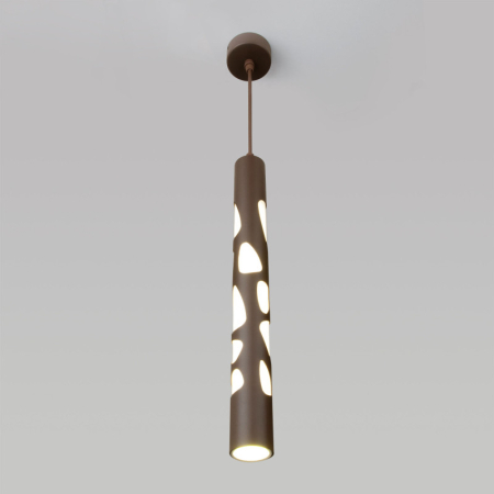 Подвесной светильник Eurosvet DLR037 12W 4200K кофейный