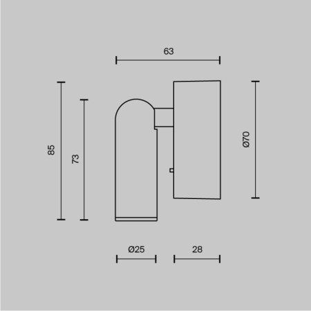 Спот Maytoni Technical C038WL-L3B3K