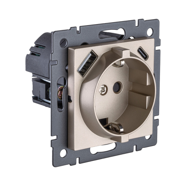 Розетка KOLLINGER REA-004GD