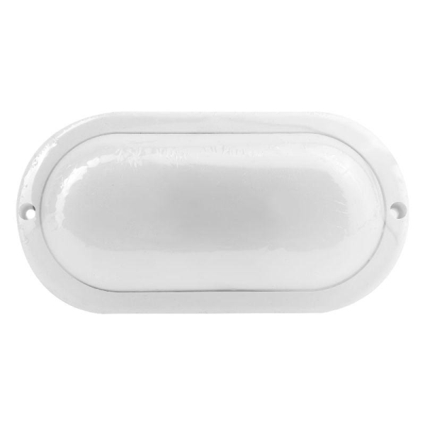 Светильник светодиодный ЖКХ 12Вт 220В IP65 влагозащ. с датчиком движения овал LBF-0401S C01 Ultraflash 15352