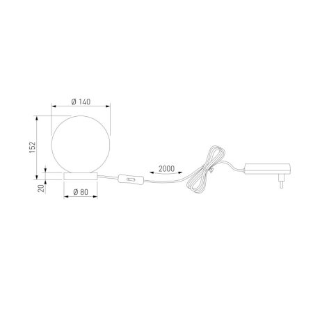Настольная лампа Bogate's 1_102