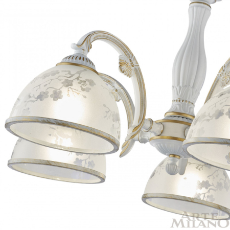 Подвесная люстра Arte Milano 349737/5 WT+G