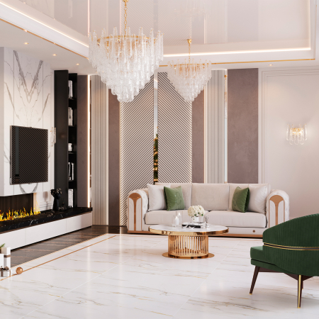 Crystal Lux Люстра Crystal Lux FONTAIN SP18 GOLD