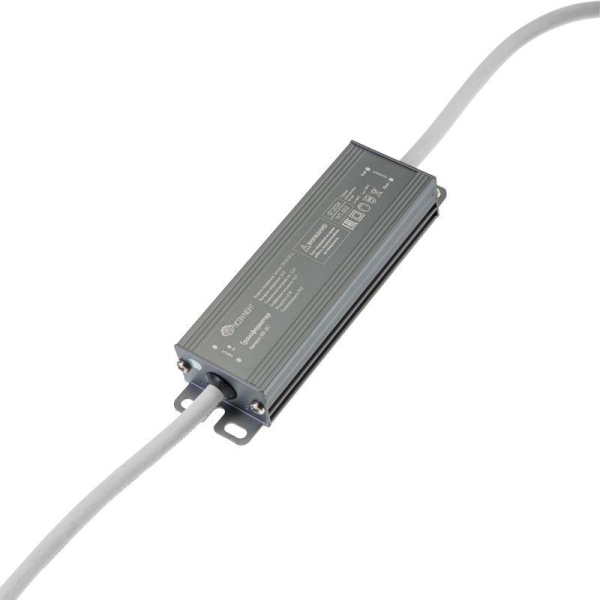 Блок питания (трансформатор) для уличных гирлянд 24В, 60Вт, алюминиевый корпус, IP65 NEON-NIGHT