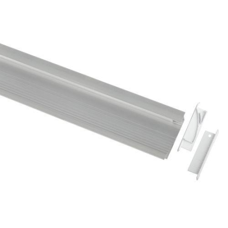 Комплект с врезным анодированным профилем 6814 68х14мм 2м Эра Б0062863