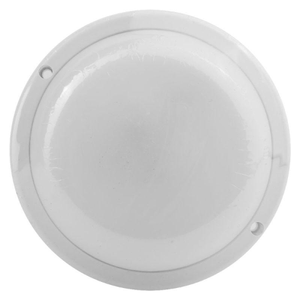 Светильник светодиодный ЖКХ 12Вт 220В IP65 влагозащ. с акустич. датчиком круг LBF-0801AS C01 Ultraflash 15353