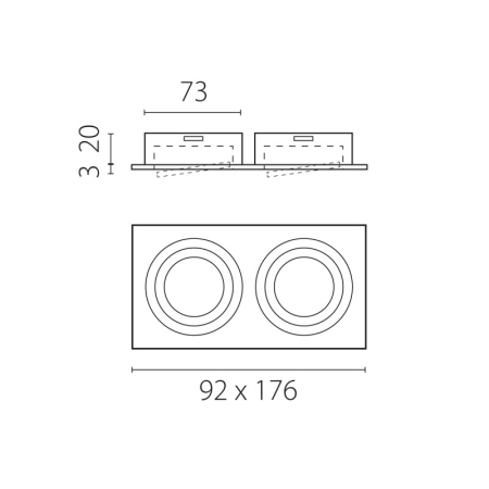 Встраиваемый светильник Lightstar 011626