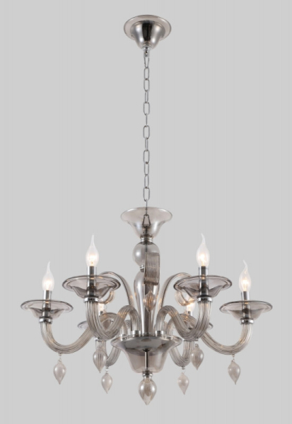 Подвесная люстра Crystal Lux CAETANO SP-PL6 SMOKE