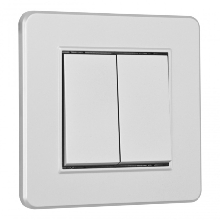 Выключатель Arte Milano SET16-1-30-2 silver