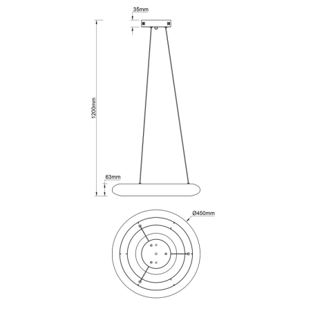 Подвесной светильник Escada 10258/1LED