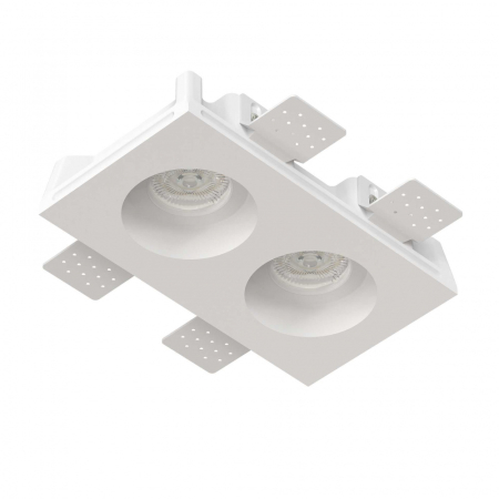 IZAR 80 DUO FLAT Встраиваемый потолочный гипсовый светильник