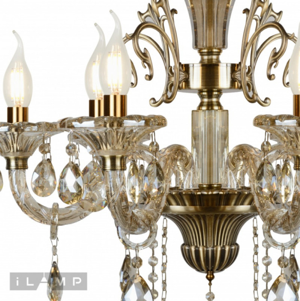 Подвесная люстра iLamp 61079-6 BR