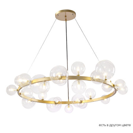 Crystal Lux Люстра Crystal Lux AGATA SP24 V2 GOLD/TRANSPARENTE