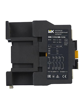 Контактор КМИ-11210 12А 24В/АС3 1НО KARAT IEK KKM11-012-024-10