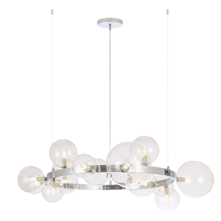 Crystal Lux Люстра Crystal Lux AGATA SP15 V2 CHROME/TRANSPARENTE