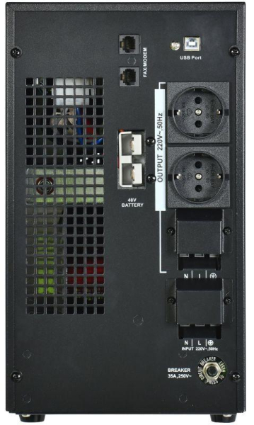 Источник бесперебойного питания ELECTRA LT 5кВА/4кВт 48VDC без АКБ USB ITK ELT-5000VA-1-L