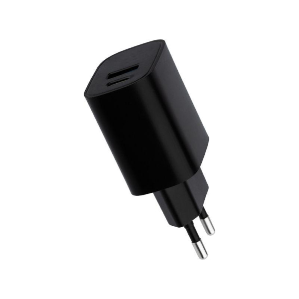 Устройство зарядное сетевое USB + Type-C 5В 2.4А черн. Rexant 16-0297