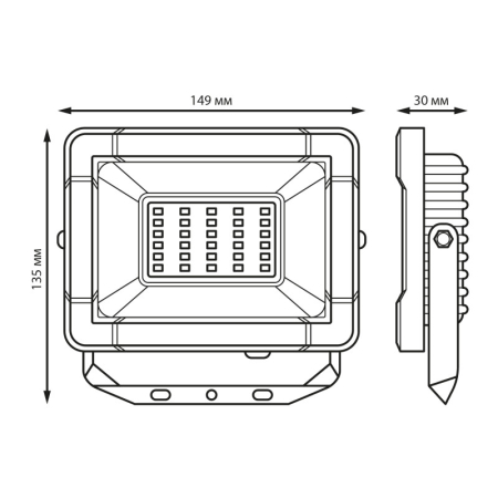 Прожектор Gauss 613527130