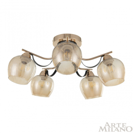 Накладная люстра Arte Milano 322306/5 FG+BK
