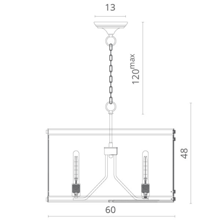 Подвесная люстра Divinare 8110/03 SP-4
