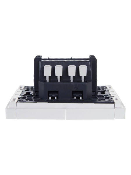 Выключатель проходной 2-кл. СП FORTE&PIANO 10А FP208 с индикацией бел. IEK FP-V22-1-10-1-K01