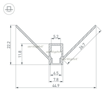 Профиль Arlight 034973