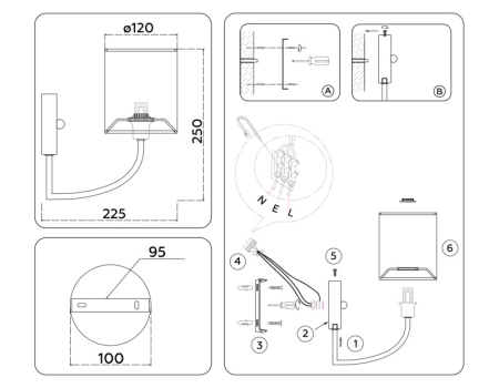Бра Ambrella Light LH71275