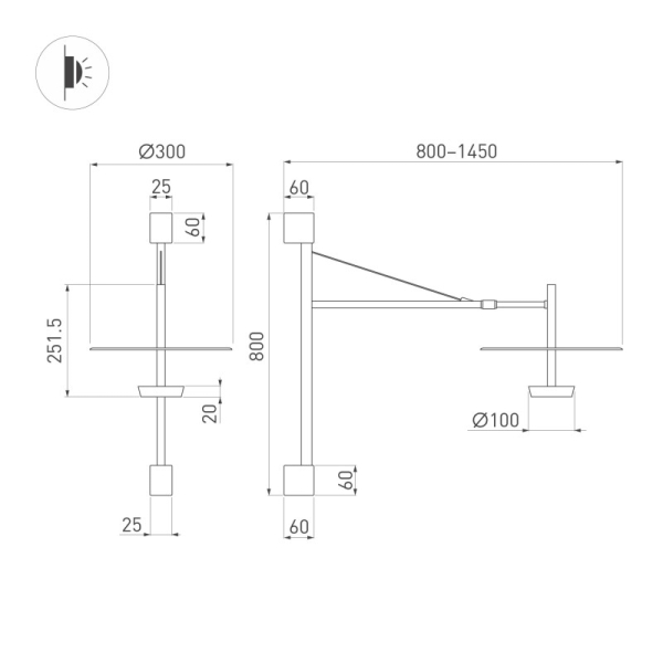 Бра Arlight 059596