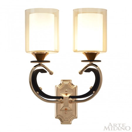 Бра Arte Milano 302237/2W Bk/Gd