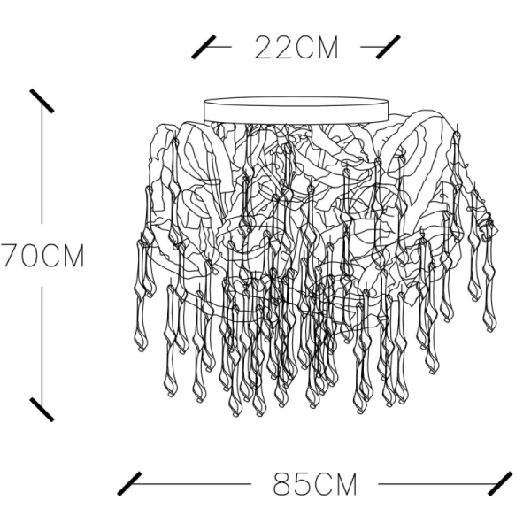 Накладная люстра Divinare 3150/16 PL-11