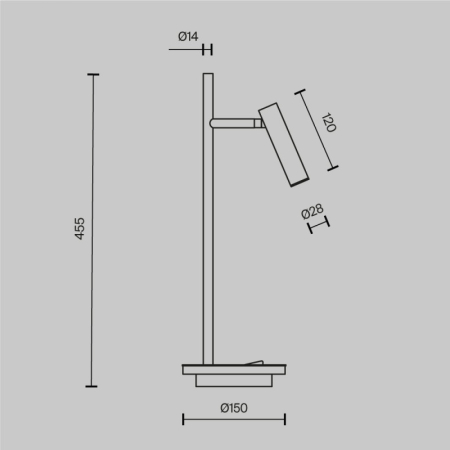 Настольная лампа Maytoni Z010TL-L8W3K