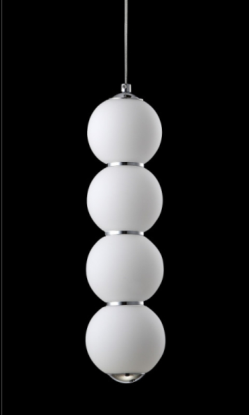 Подвесной светильник Crystal Lux DESI SP4 CHROME/WHITE