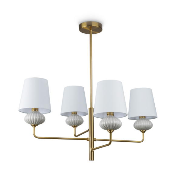 Люстра на штанге Freya FR2029PL-04BS