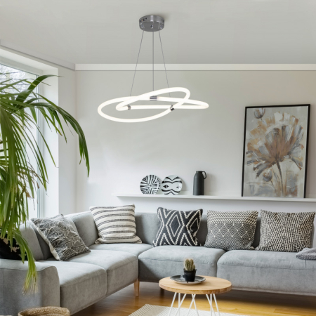 Подвесной светильник Eurosvet 90234/1 хром Smart