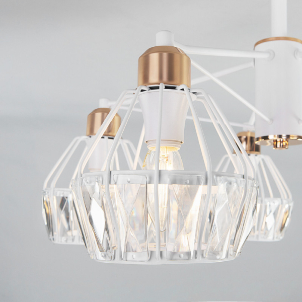 Люстра на штанге Eurosvet 70075/5 белый